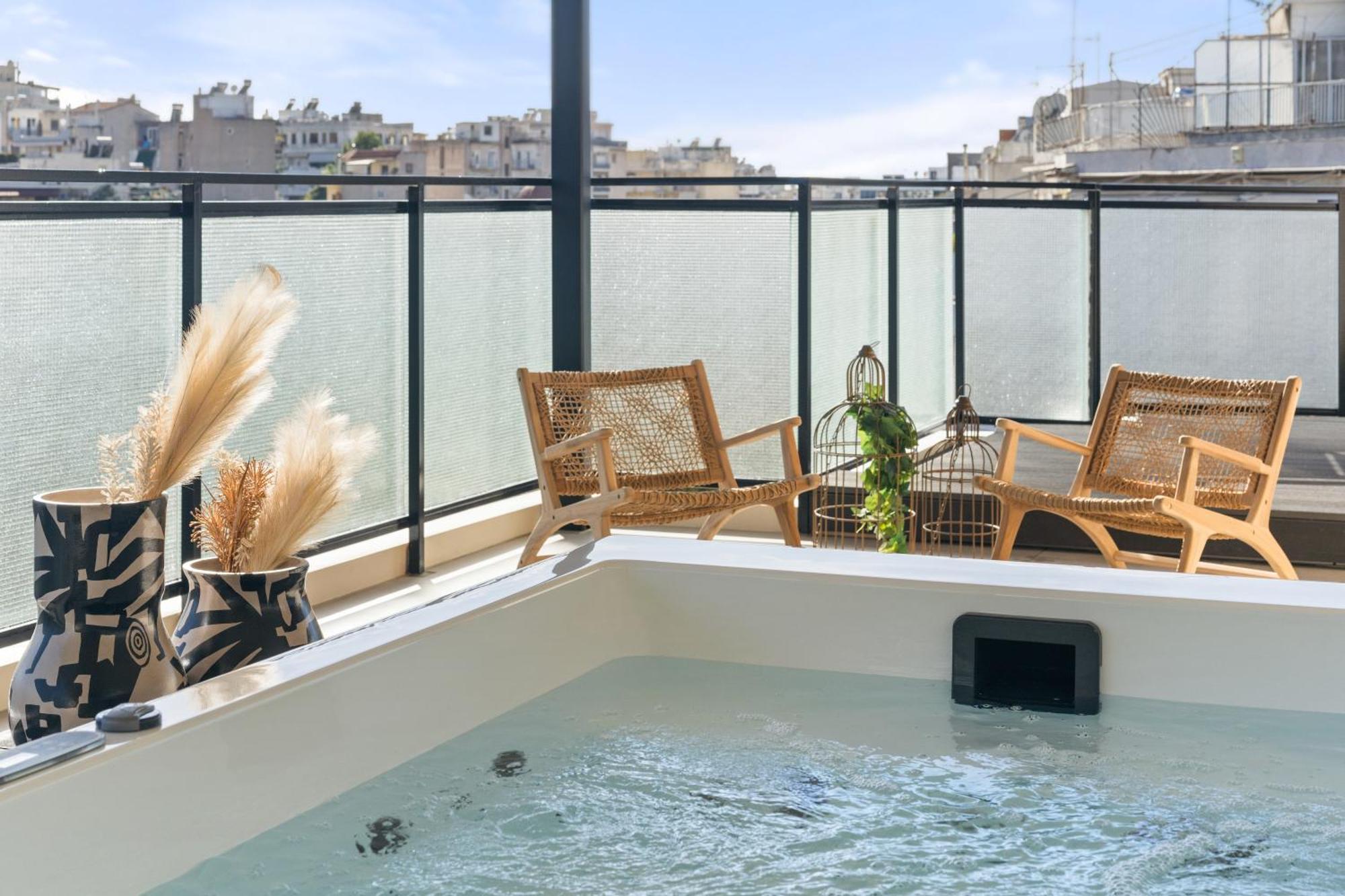Acron 12 Penthouse Acropolis Suites เอเธนส์ ภายนอก รูปภาพ