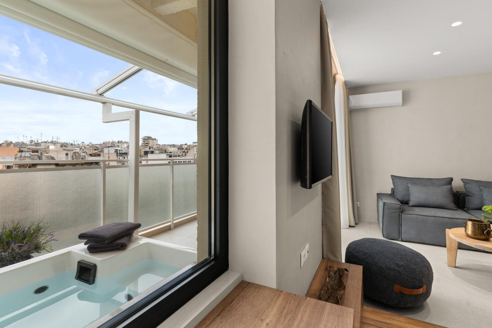 Acron 12 Penthouse Acropolis Suites เอเธนส์ ภายนอก รูปภาพ