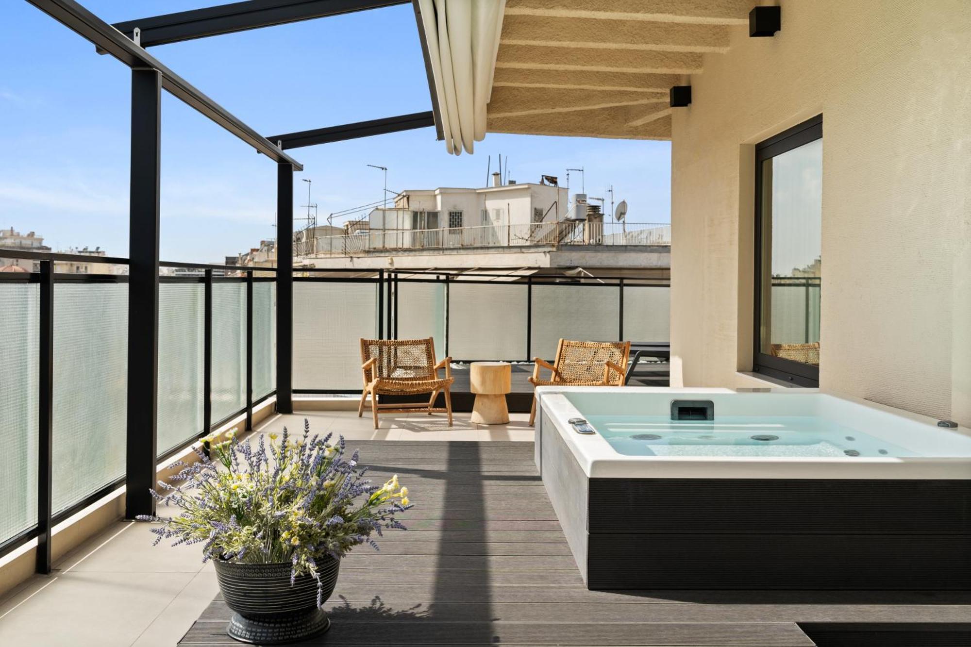 Acron 12 Penthouse Acropolis Suites เอเธนส์ ภายนอก รูปภาพ
